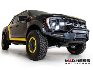 Ford Raptor Front Bumper - HoneyBadger - w/ Hoop - Addictive Desert Designs - 2021 Ford Raptor Front Bumper - HoneyBadger - w/ Hoop - Addictive Desert Designs - 2021